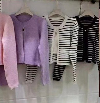 Two Piece Sets Knitted Sweater